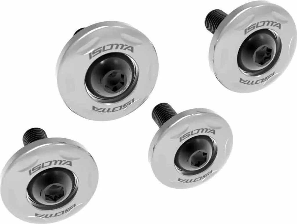 Kit ISOTTA douilles de culasse en alu argenté pour Moto Guzzi usiné