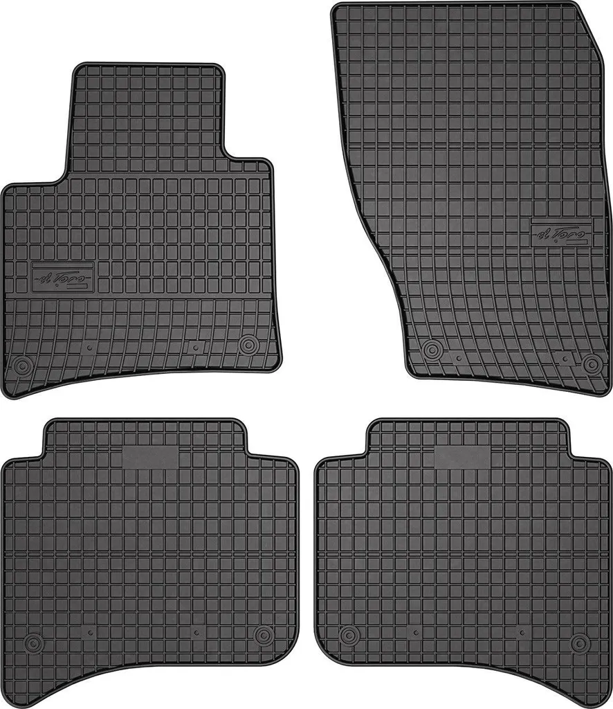 2010-2017 Porsche Cayenne Tappetini TPE Nero 4 pz