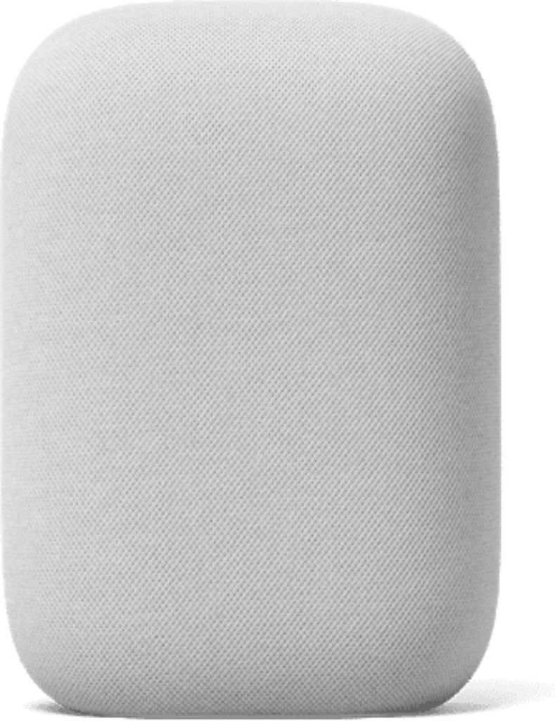 Google nest audio fabric chalk gray smart speaker with Produktbild 