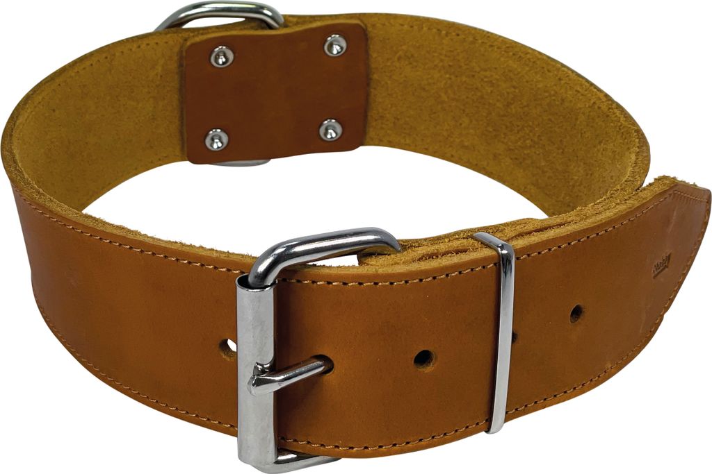 Obojok "TABIL" extra široký koňak 75 cm (59-69 cm), 50 mm Obrázok produktu 