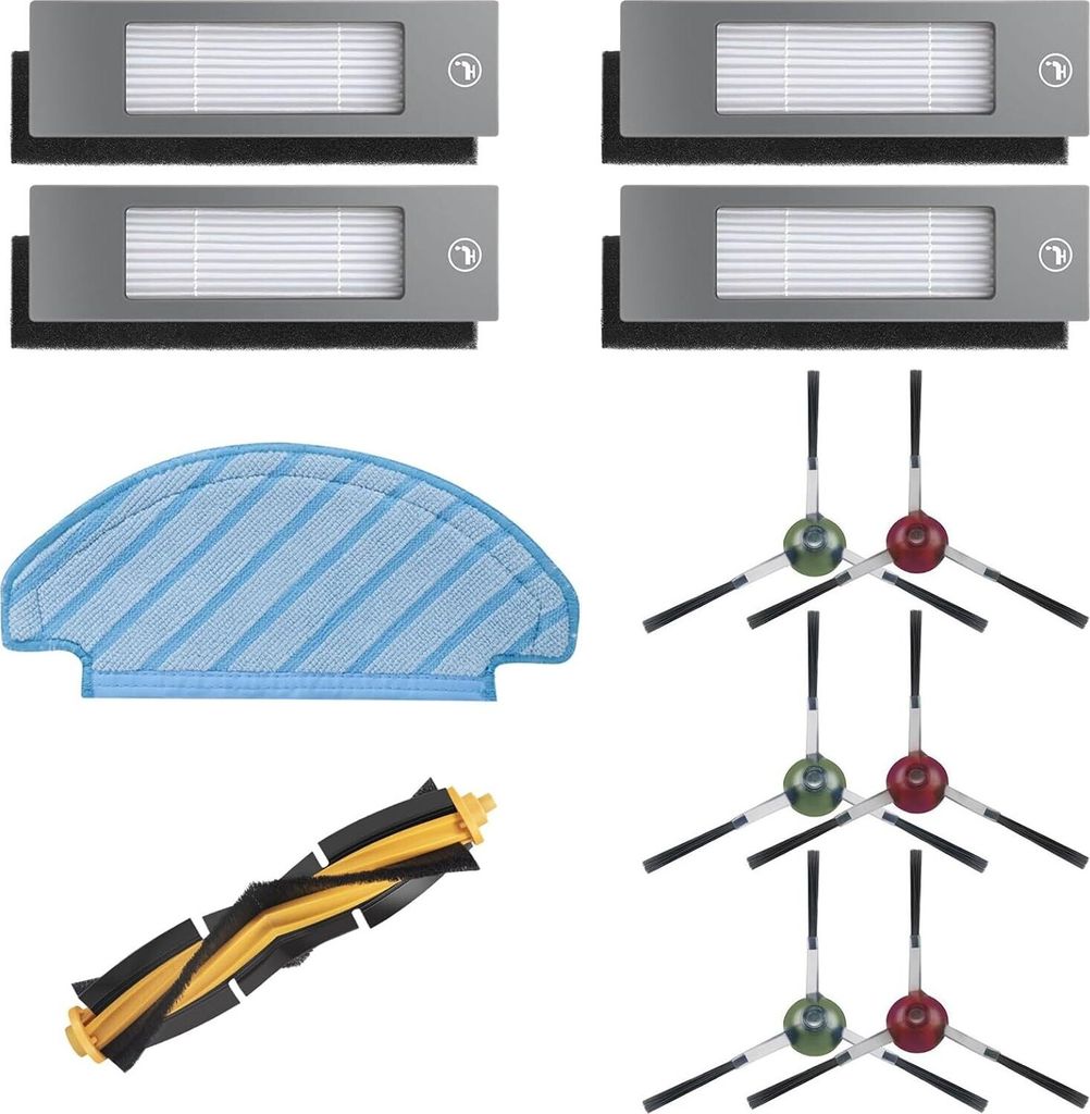 Zubehör kompatibel für Ecovacs Deebot N8, T8, T8+, T8 AIVI, T8 MAX, N8, N8+, N8 Pro, N8 Pro+, T9, T9+ ozmo 950 920,Ersatzteile für Staubsauger 1...