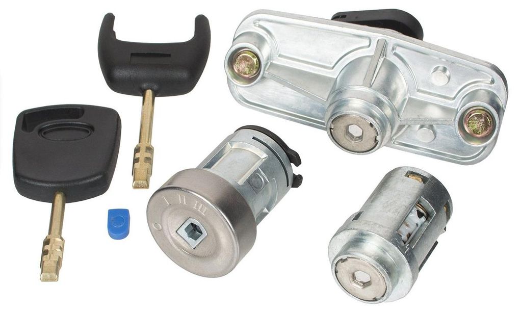 Ford Mondeo Mk3 00-07 Set inserti serrature porte anteriori Immagine del prodotto 