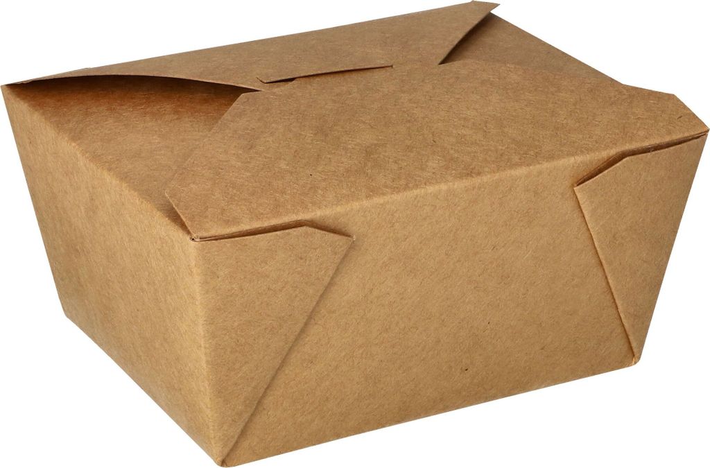 PAPSTAR Lunchbox "pure" 750 ml braun 50 Stück