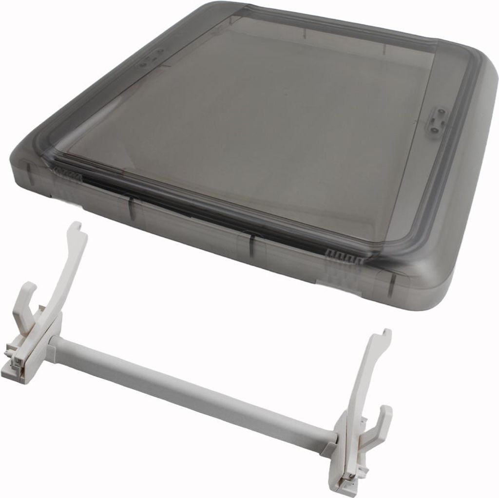 MPK VisionStar M pro II Modell 48+49 Ersatzhaube Dachluke Dachfenster Dachhaube 40 x 40 cm Wohnwagen Wohnmobil Caravan Camper signalweiß