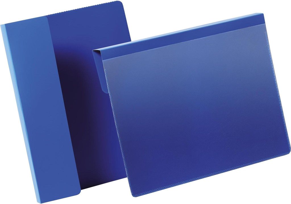 50 DURABLE Kennzeichnungstaschen blau 23,0 x 25,9 cm