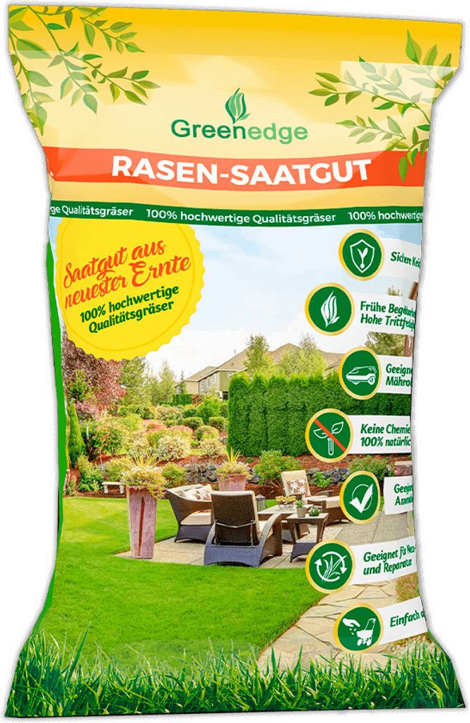 Greenedge Rasensamen Sport und Spielrasen 1.1 kg