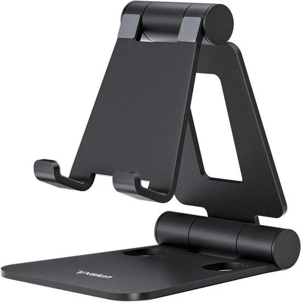 Support de téléphone réglable et pliable pour smartphone - Noir Mat V2