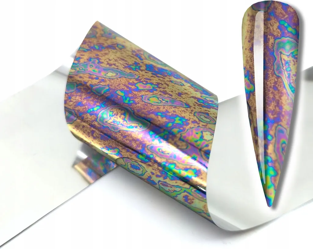 Foil Unghie IMPULSI 10cmx4cm - Decorazione Nail Art Effetto Trendy