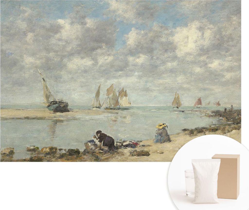 Fototapete - Wandbilder für Wohnzimmer - 104x70 cm - Dekorative Wandfolie - Modernes Design für Wanddekoration - Tapeten für Innenräume - Meere...