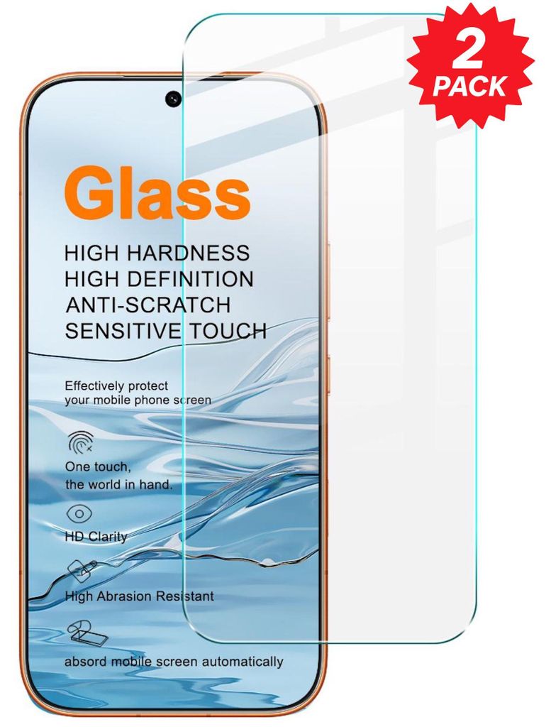 2x beschermglas schermbeschermer voor Honor 600, 9H gehard Productafbeelding 