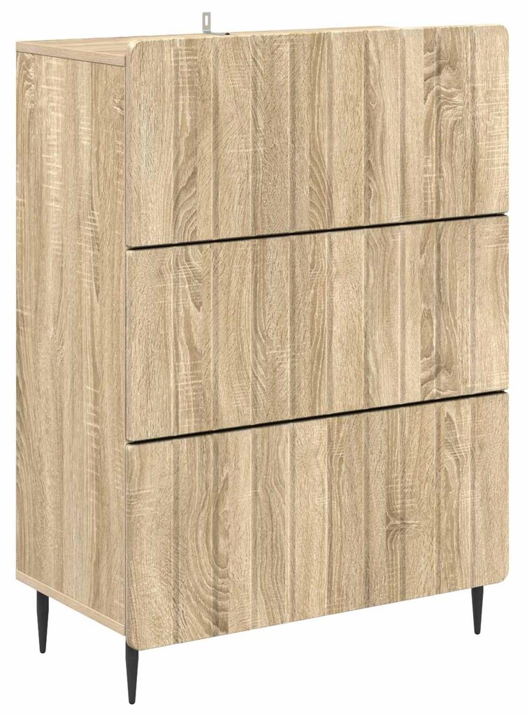 Schubladenschrank Sonoma-Eiche 66 x 34,5 x 92 cm Holzwerkstoff
