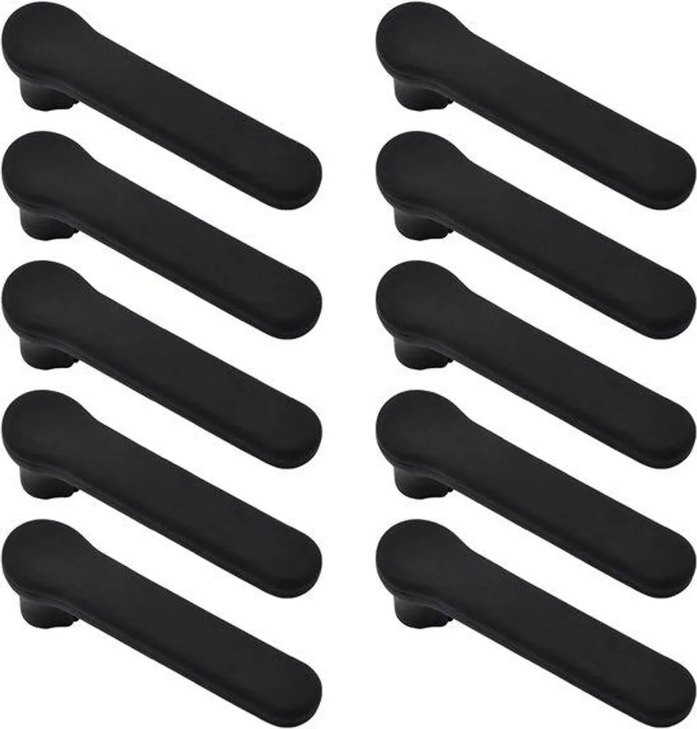 Marteaux en silicone anti-choc noir 10 pièces pour éviter les rayures