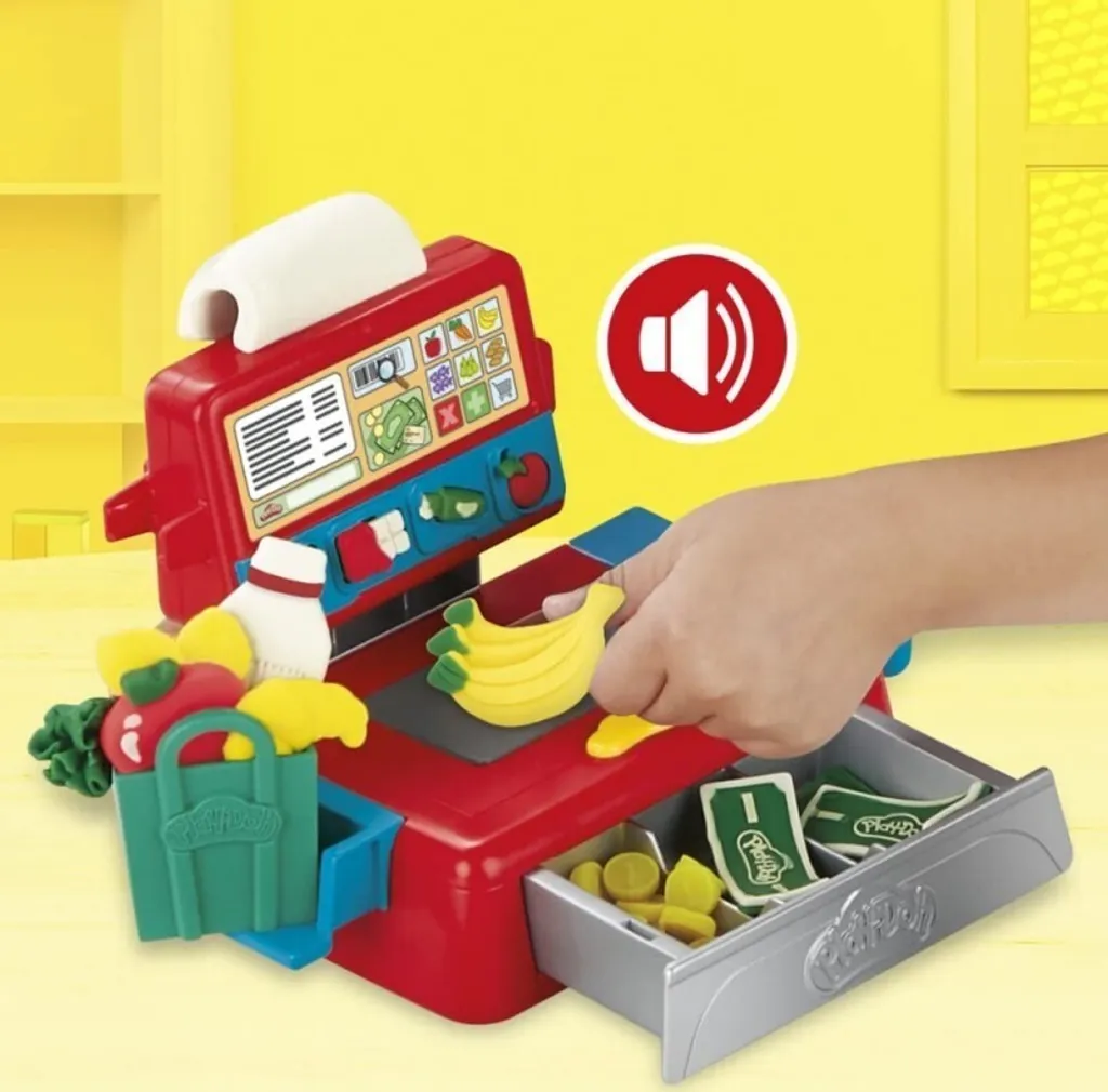 Caisse Enregistreuse Play-Doh Hasbro E68905L0 Interactive avec Scanner Sonore - 7