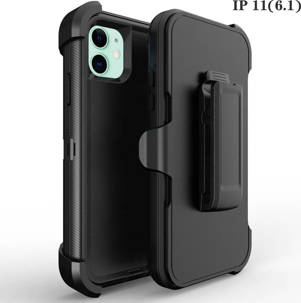 INF Custodia iPhone 12/12Pro Robot: Protezione Armor Rugged Antiurto