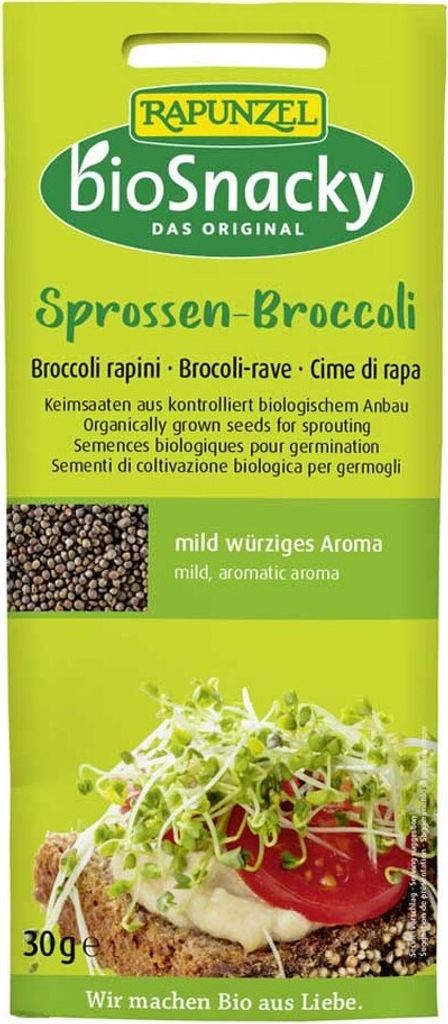 Rapunzel - bioSnacky Pousses de brocoli - 30g Image du produit 