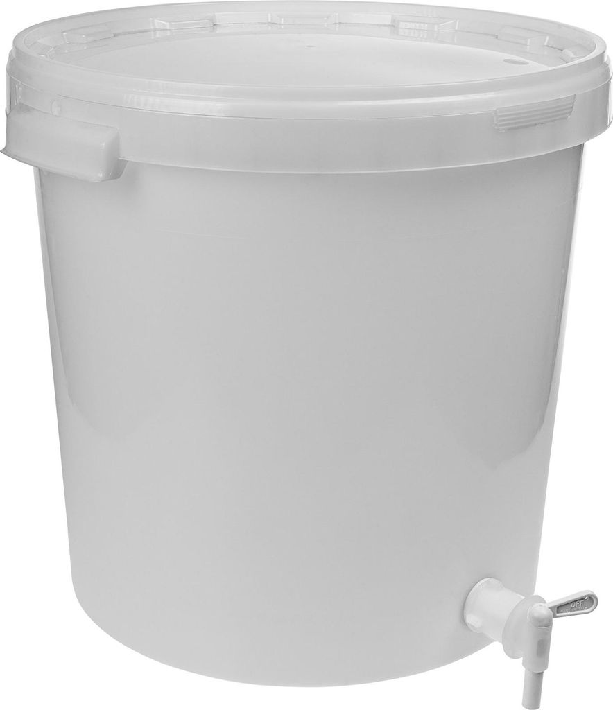 Cuve de fermentation de 30 L avec couvercle et robinet Image du produit 