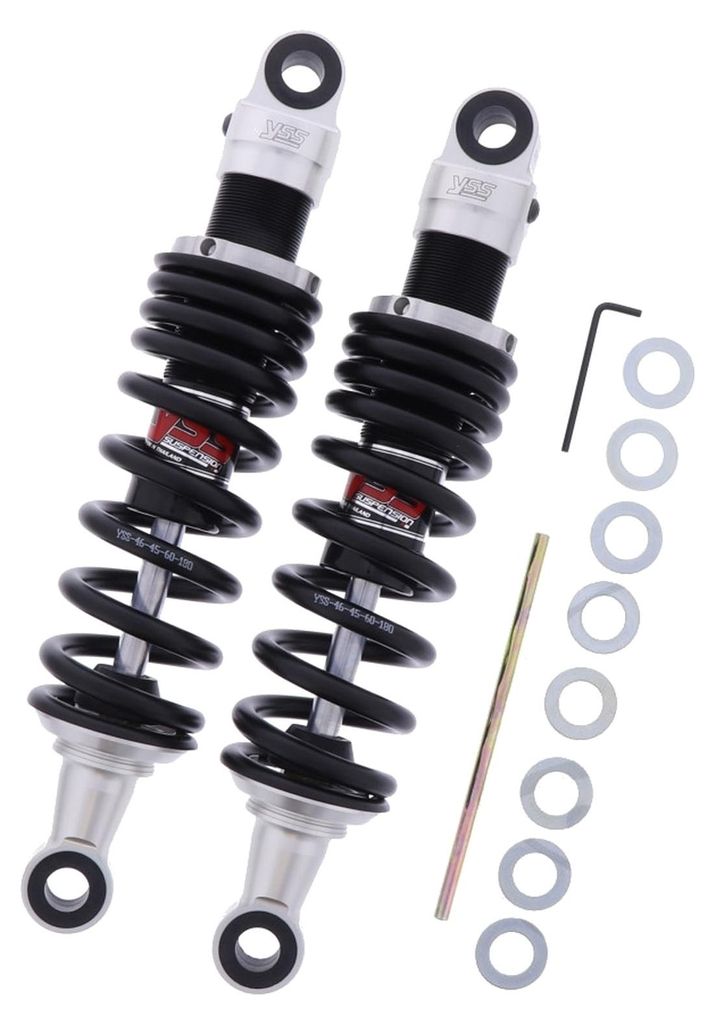 Federbein für Honda VTX 1300 Baujahr 2003-2007 von YSS RE302-305T-16-88 - Neu
