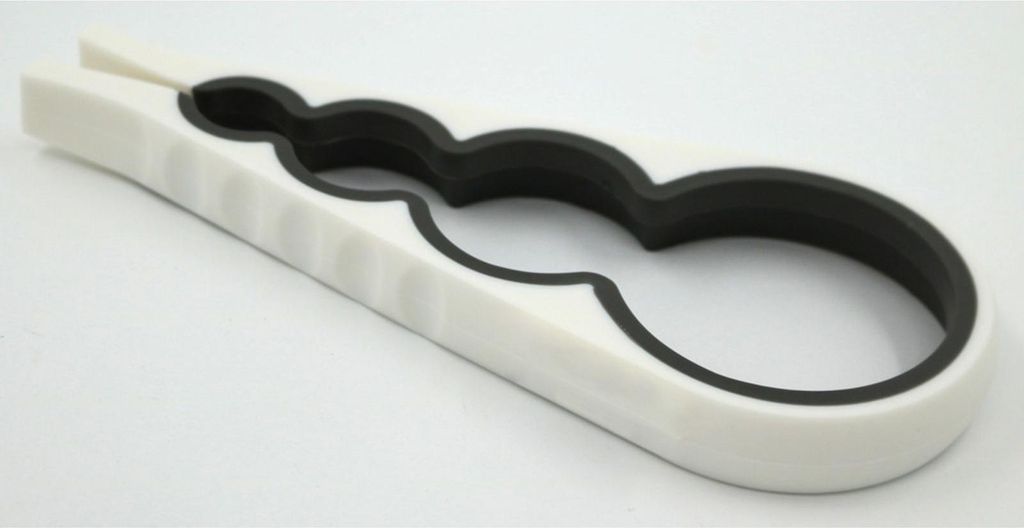 12x Glas- und Flaschenöffner aus Kunststoff ca. 22×9×2 cm – multifunktionaler Deckelöffner für Gläser & Flaschen, ergonomisch, stabil, kraf...