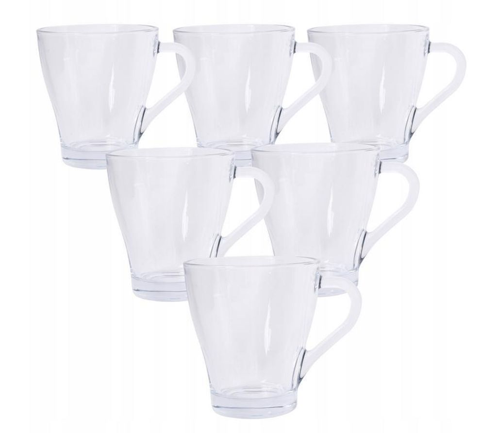 6er Set Kaffeegläser Teegläser 250ml Glastassen Set für Produktbild 