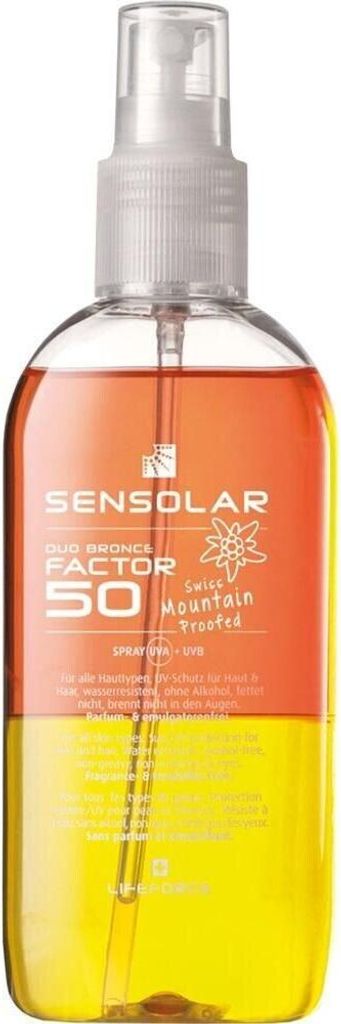 Sensolar Duo Bronce Factor SPF50 200ml Produktbild 