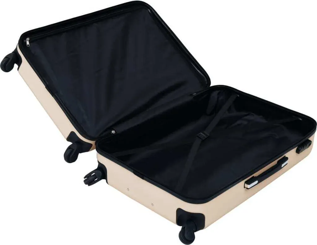 Valise Trolley à coque dure Golden ABS robuste pour voyage en avion