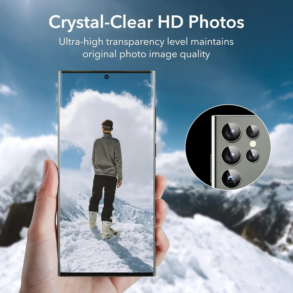 Évitez les rayures sur la caméra du Samsung S23 Ultra - 5 films HD - 5