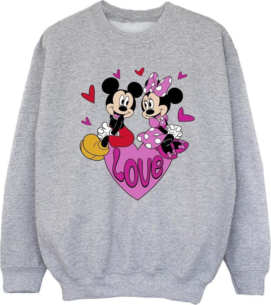 Disney - Sweatshirt für Mädchen BI54060 (128) (Sportgrau)