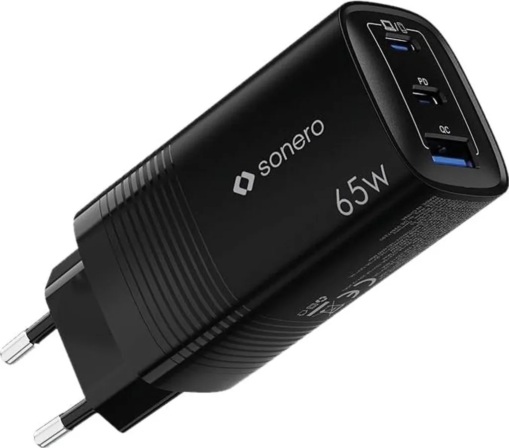 Chargeur PC Portable et Smartphone 65W USB-C GaN Sonero X-PS130