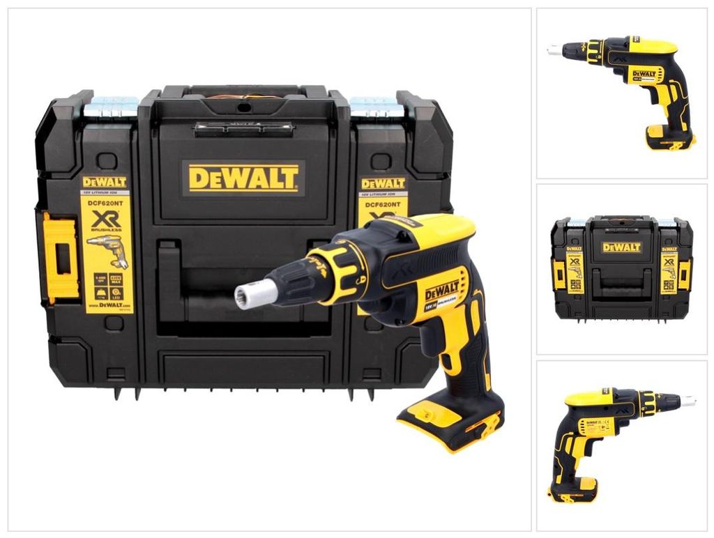 DeWALT DCF620NT, 4400 RPM, 30 N·m, 5 N·m, Bateria, 18 V, Zdjęcie produktu 