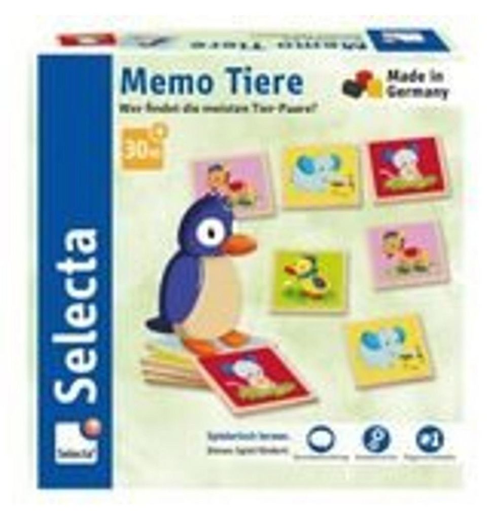 Selecta 63023 Legespiel Memo Tiere Produktbild 