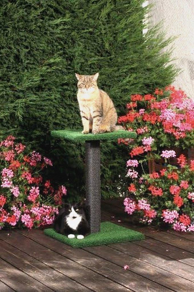 Outdoor Kratzbaum Liege-Boy Terrasso. Ideal für Terasse und Balkon. Frische Luft für Ihren Liebling 8400