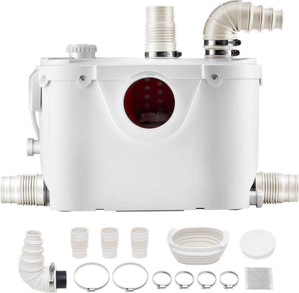 SucceBuy 500W Abwasserpumpe 110L/min Hebeanlage, 8m Förderhöhe