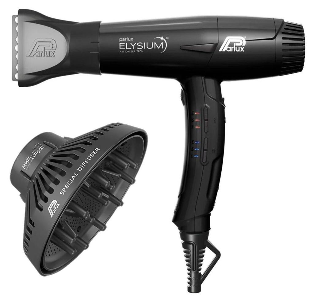 Parlux Föhn Elysium & Magic Sense Diffuser Black