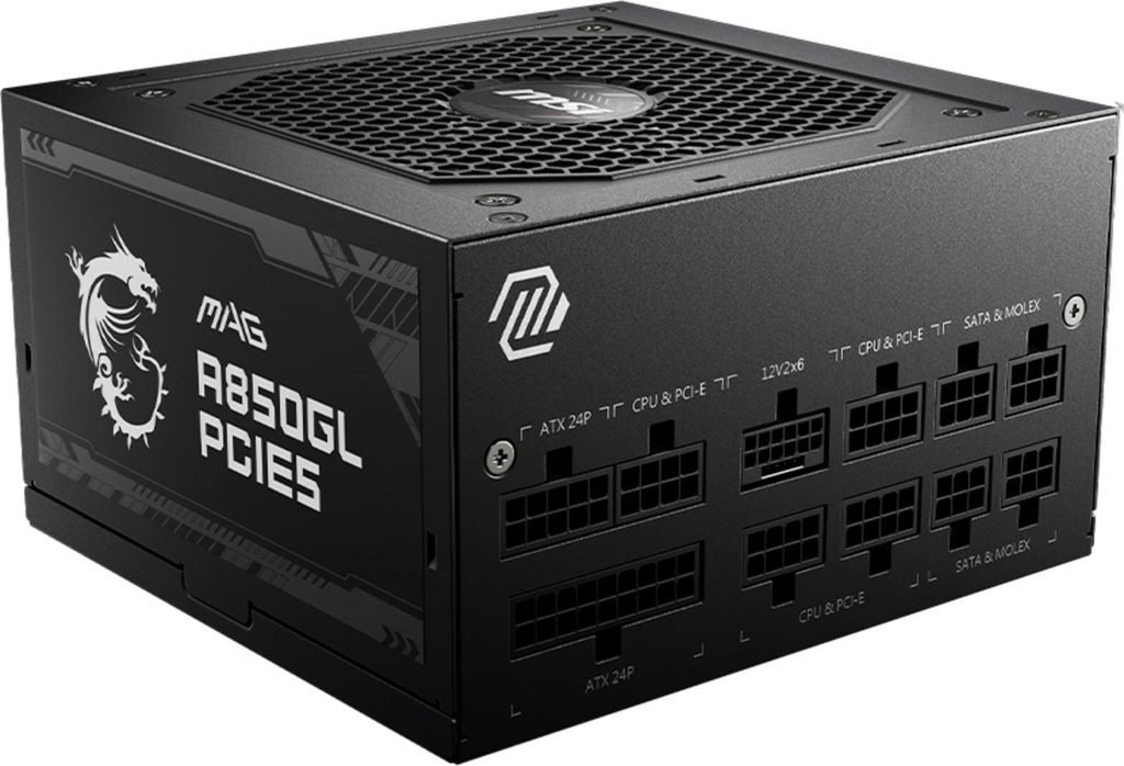 MSI MAG A850GL PCIE5 Napájací zdroj 850 W 20+4 pin ATX ATX Obrázok produktu 