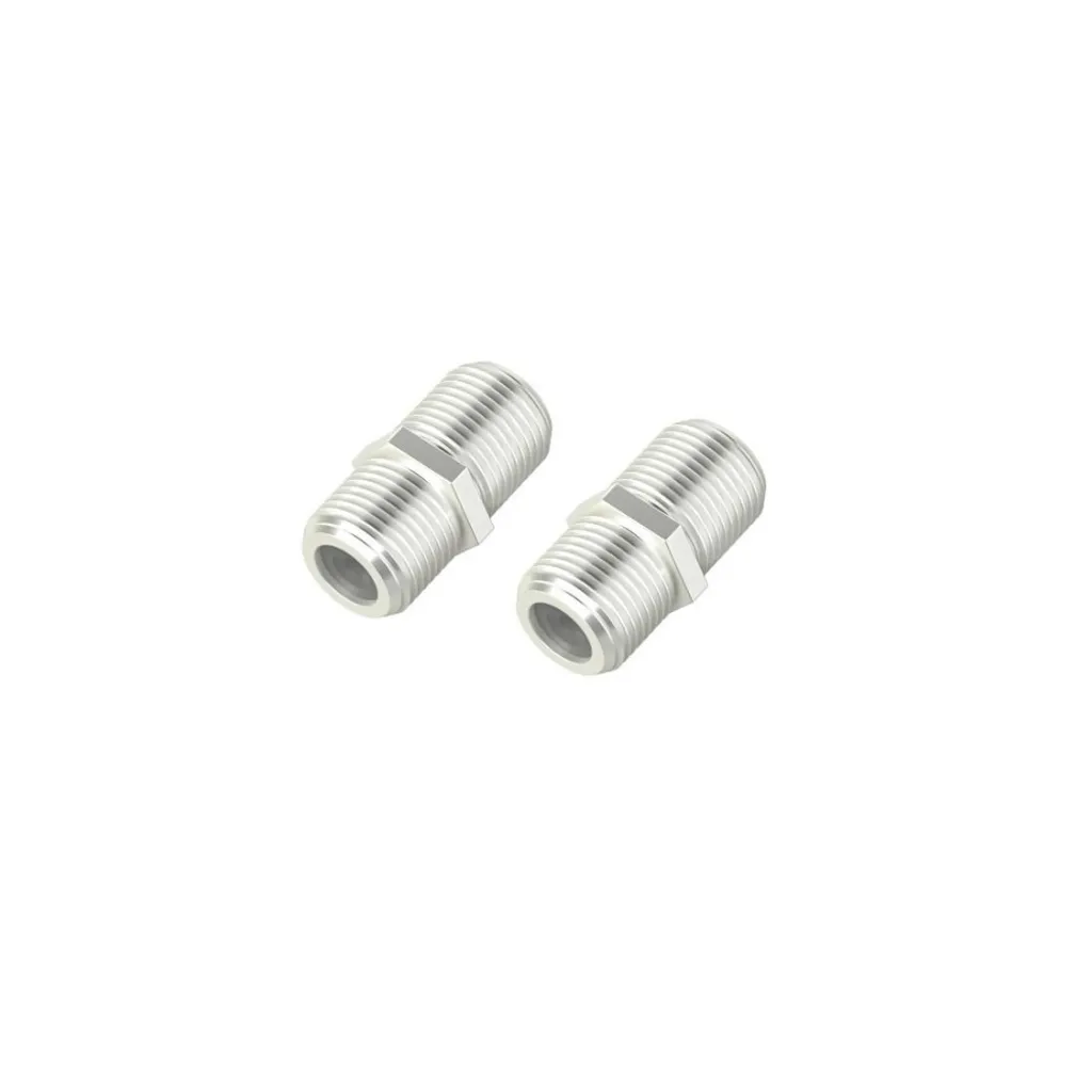 Hama 00205271 Spine Coassiali Tipo F: Confezione da 2 Pezzi per SAT