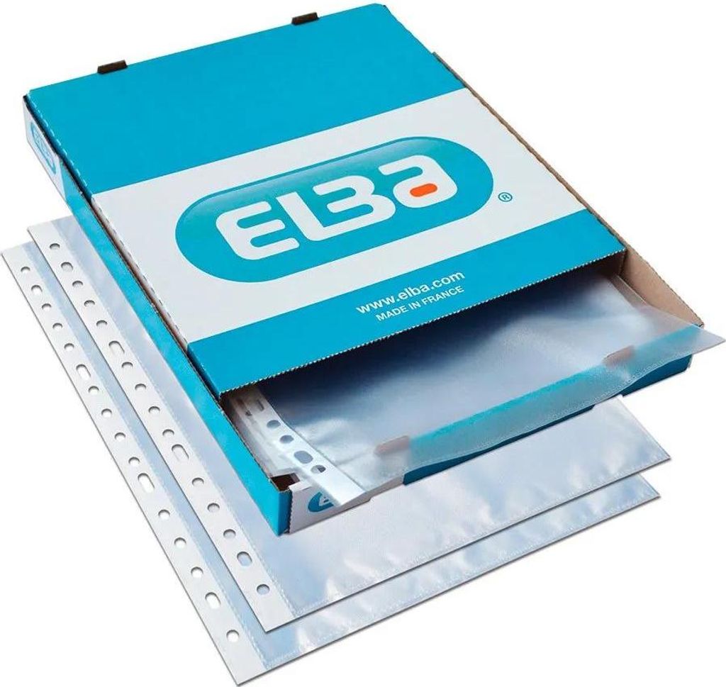 Schachtel mit 100 Bohrhülsen standard folio orange Lederfarbe elba