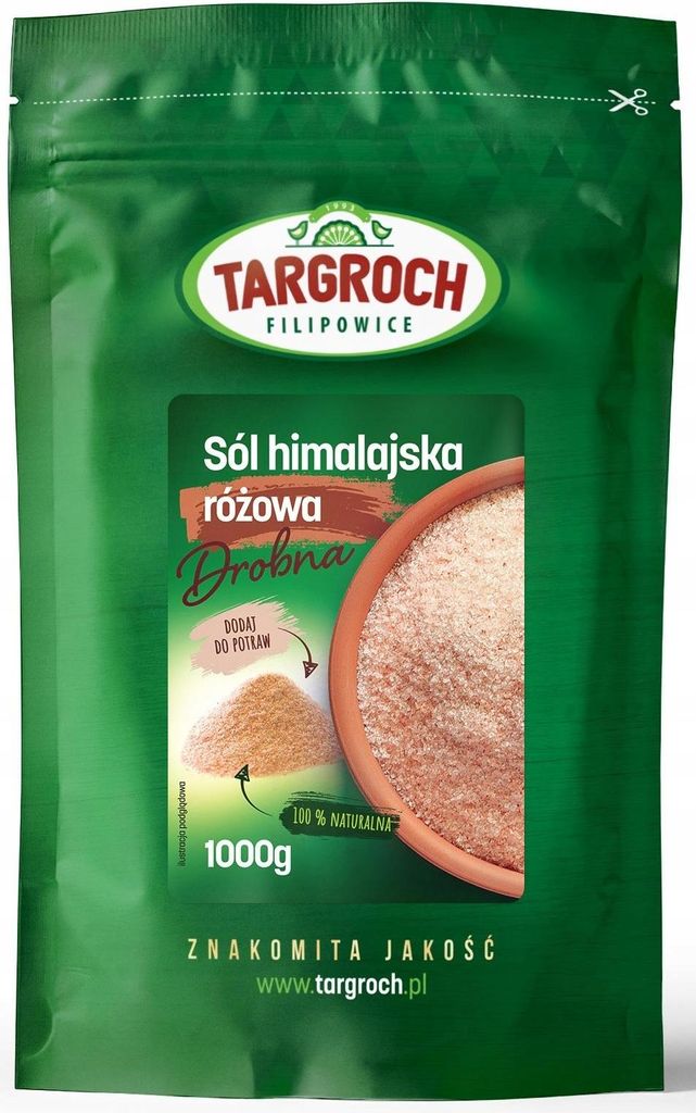 rosa Salz feinkörnig 1000g Targroch Produktbild 