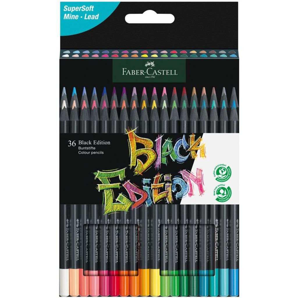 Black Edition Buntstifte, 36er, Set Produktbild 