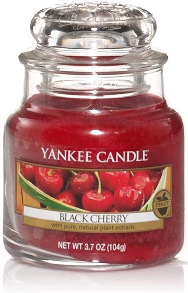 Yankee Candle Duftkerze Schwarze Kirsche Klein Kerze im Produktbild 