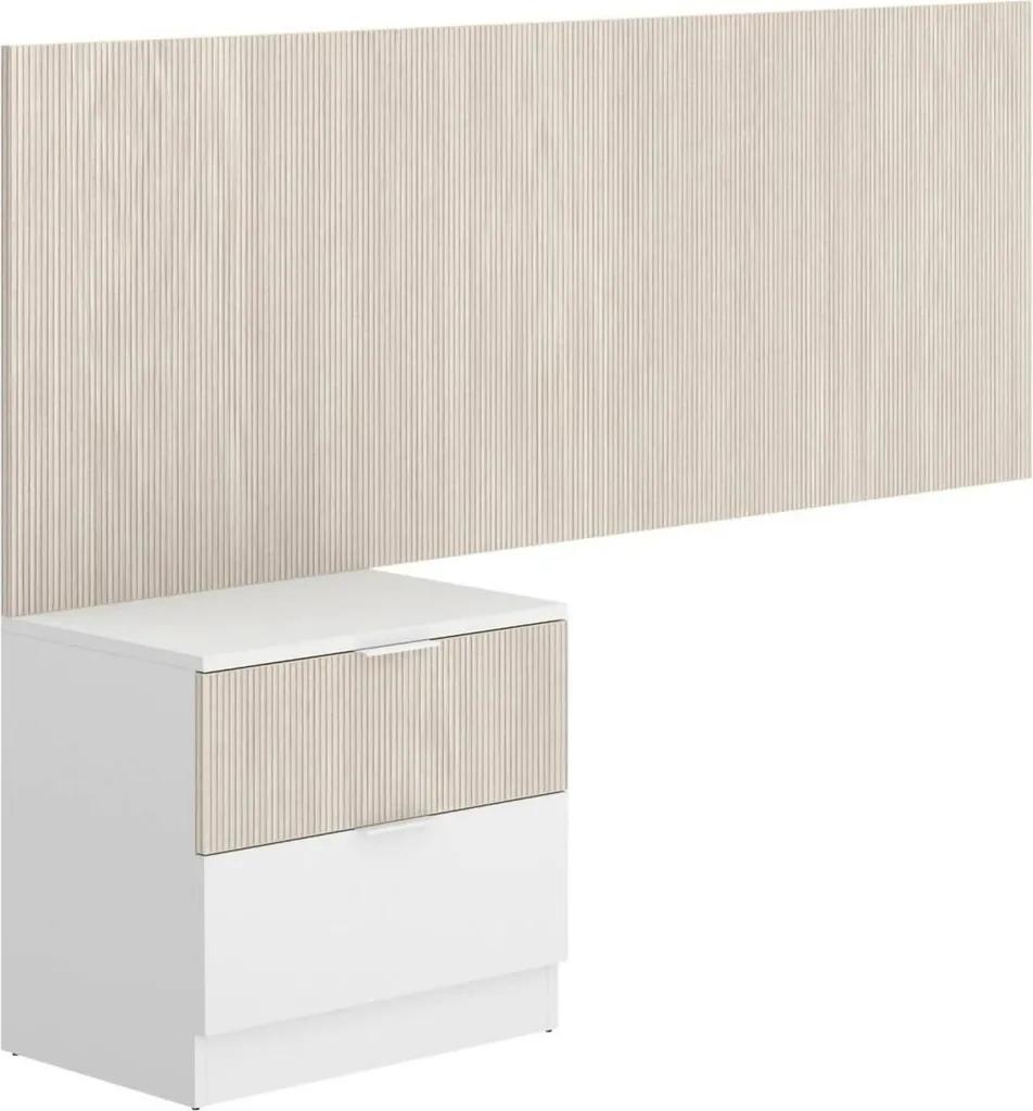Omeka Tête de lit 146x34 cm Marron Simple pour sommier de 140 cm