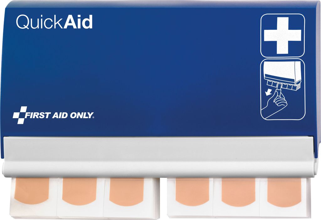 First Aid Only QuickAid Pflasterspender (90 wasserfeste Pflaster)