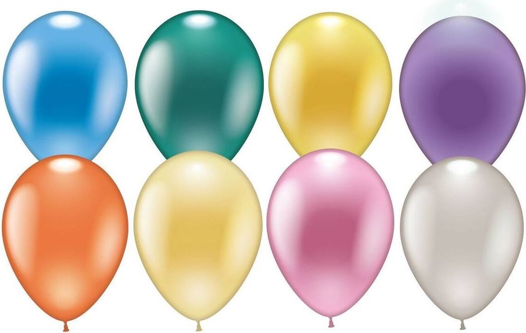 8 Perlmut Ballons Produktbild 