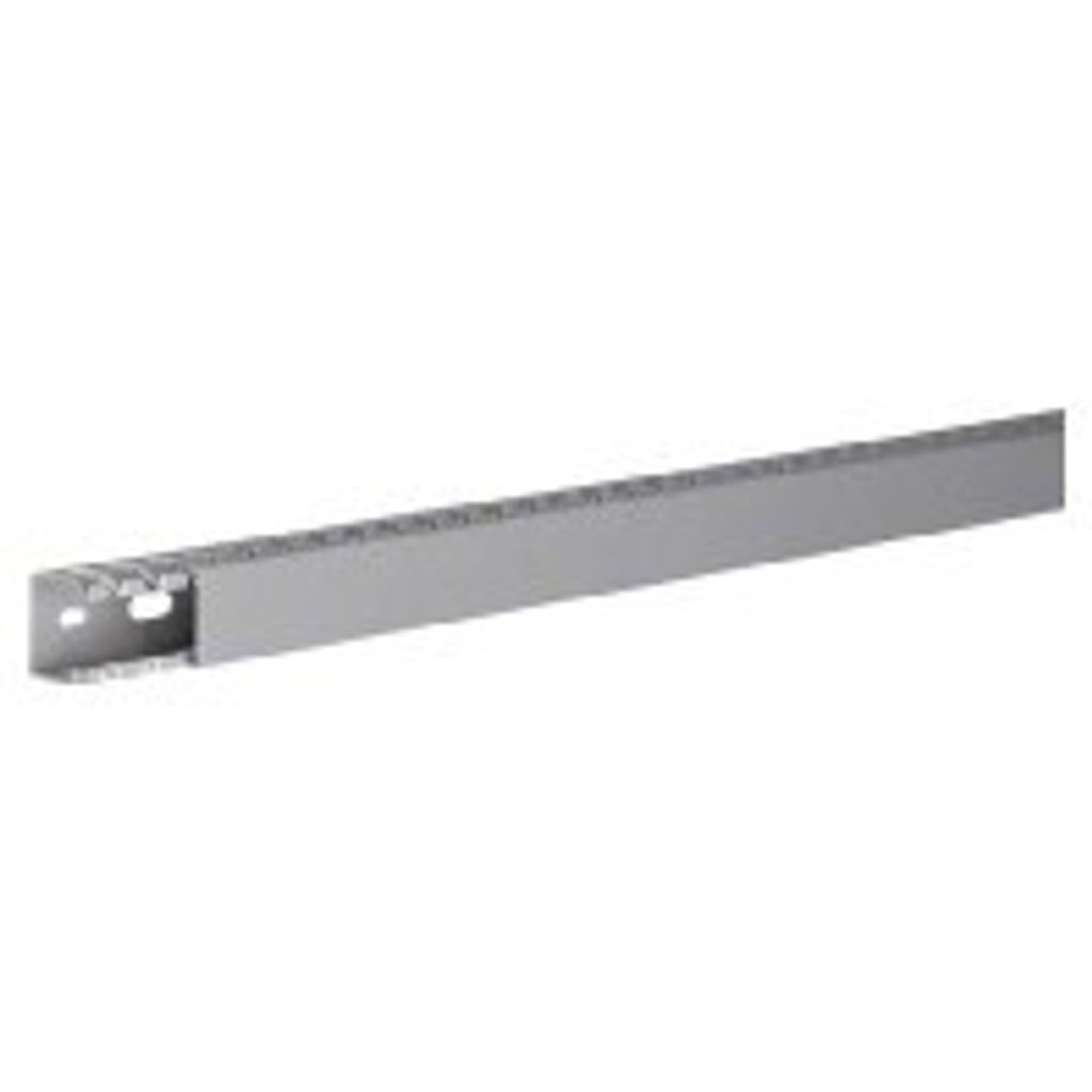 Hager Verdrahtungskanal aus PVC DNG 25x25 mm steingrau, Kabelkanal, Grau, PVC, V0, 25 mm, 2000 mm