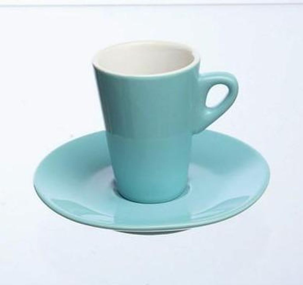 TOGNANA 6er Set Espressotasse Mara elegant, rosa, mit Untertasse, aus Keramik