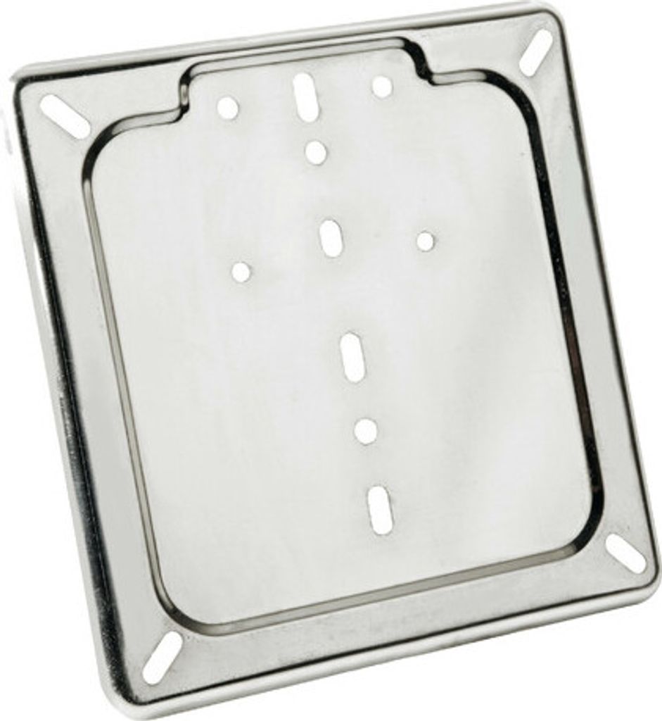 Lampa Edelstahl Chrom Kennzeichenhalter