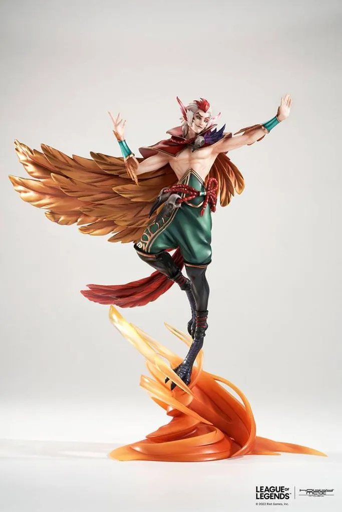 Figurine Rakan League of Legends 32 cm - Grande Statue PVC 1/7 Ionia