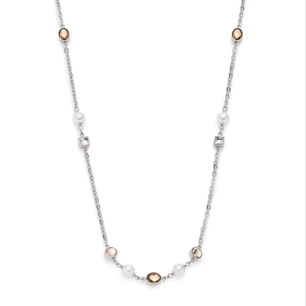 Collier Firenze acier inoxydable doré, bijou délicat réglable - 2
