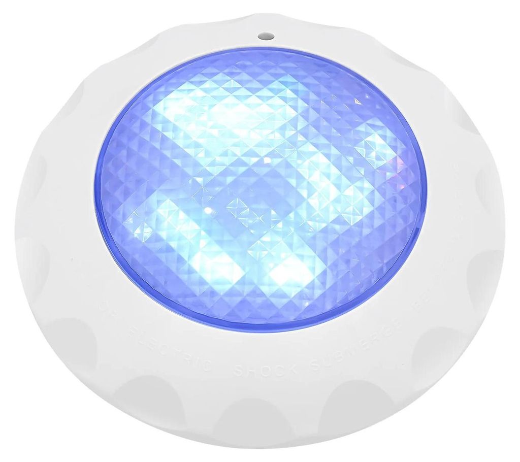 LED Poollampe RGB - Unterwasserlicht 12V 45W - IP68 Wasserdicht - Mit Fernbedienung 30 m Reichweite - AC 12V - Weiß