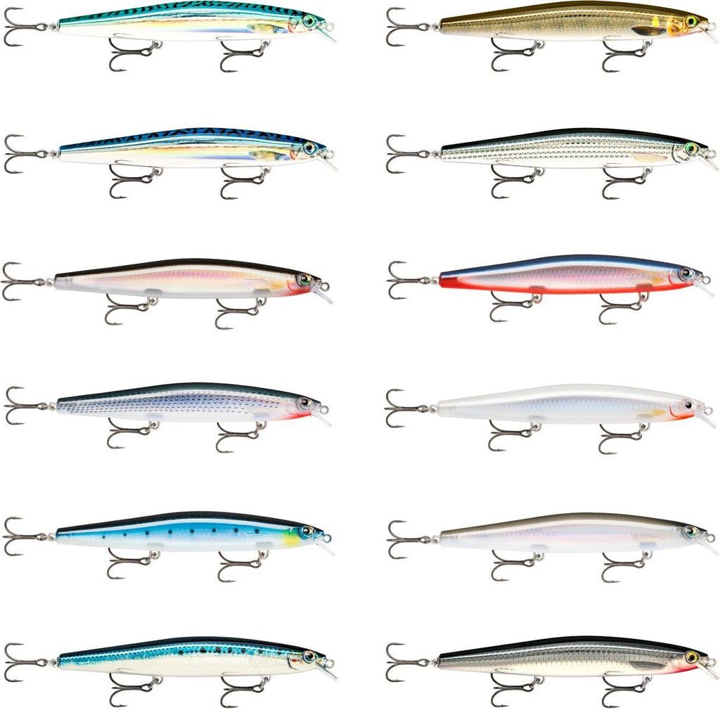 Rapala MaxRap Long Range Minnow 12cm 22g - Meereswobbler, Farbe:Live Blue Mackerel