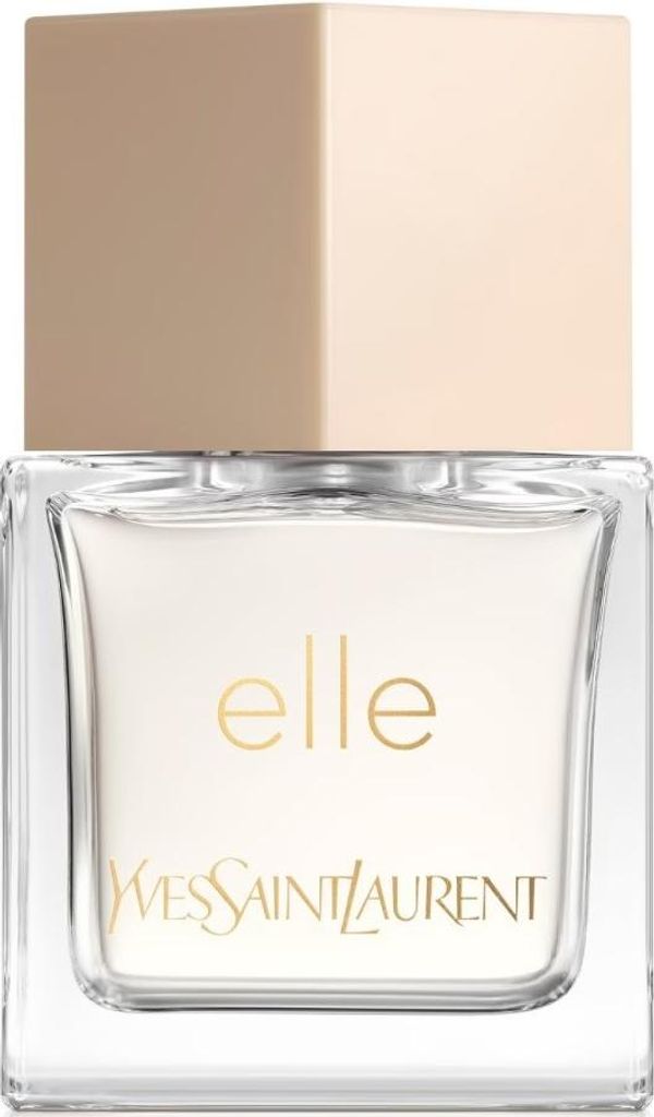 A close-up studio shot of a perfume bottle.
